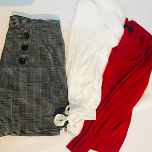 Banana Republic Wool Plaid Mini Skirt - Perfection